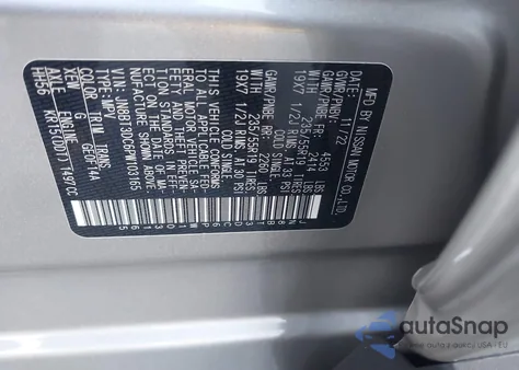 2023 Nissan Rogue Platinum Fwd from USA, damaged, VIN JN8BT3DC6PW103165